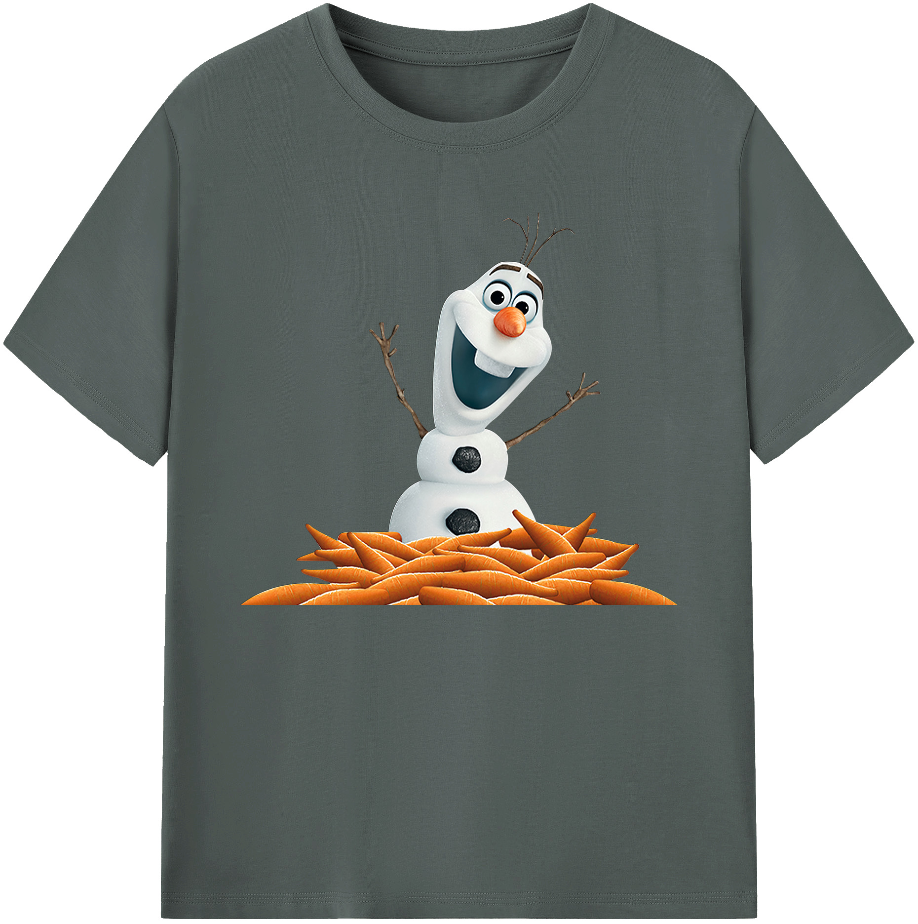 （画像用） アナと雪の女王 アンナ エルサ Frozen Anna Elsa 綿100％ メンズ半袖Tシャツ｜肌触りやわらか＆通気性
